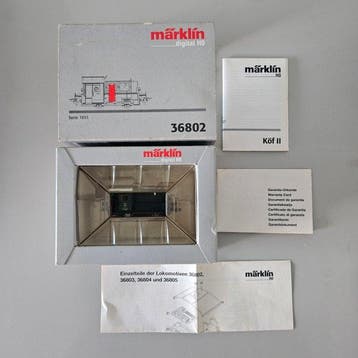 Märklin H0 - 36802 - Locomotive diesel-hydraulique (1) - Köf, Hobby en Vrije tijd, Nieuw