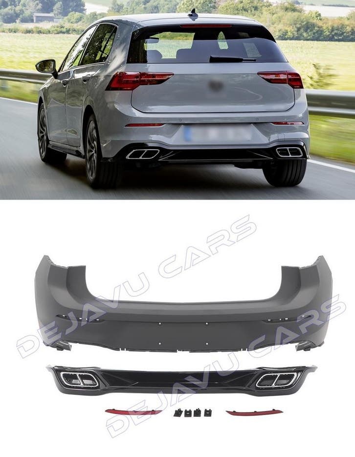 R Line Look Achterbumper voor Volkswagen Golf 8 Hatchback, Auto diversen, Tuning en Styling, Ophalen of Verzenden