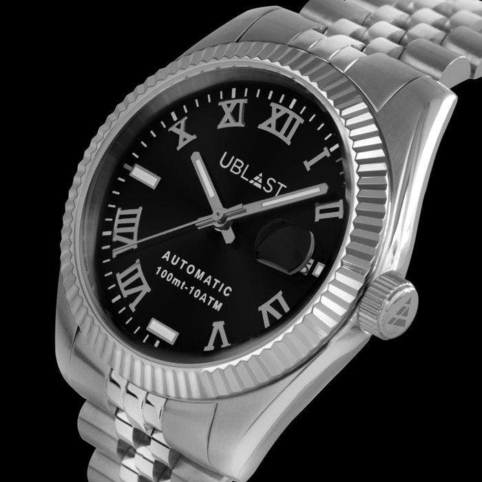 Ublast - Century Roman Number - REF.UBCENR40BK - Heren -, Bijoux, Sacs & Beauté, Montres | Hommes