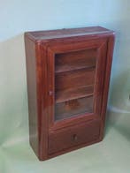 Kast - Hout - 52 cm - Medicijnkastje – Tijdloze houten, Antiek en Kunst