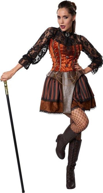 2dekans | dressforfun - Steampunk gravin M - verkleedkleding, Ophalen of Verzenden