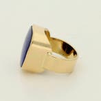 Ring - 18 karaat Geel goud - 4.37ct. tw. - Sodaliet, Nieuw