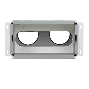 Vent-Axia Uniflexplus + wandcollector achteraansluiting 2x, Verzenden