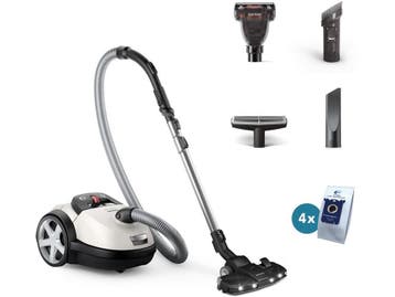 Philips XD8142/12 - Stofzuiger met zak - TriActive+ LED -, Elektronische apparatuur, Stofzuigers, Verzenden, Zo goed als nieuw