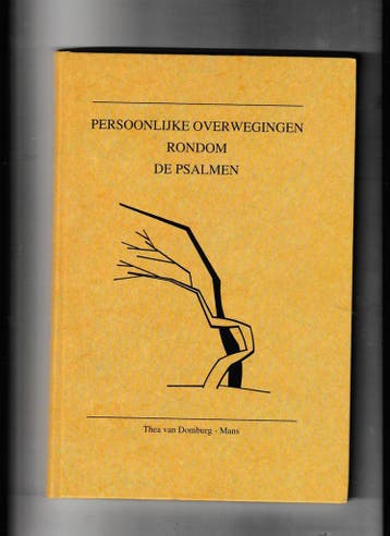 Persoonlyke overwegingen psalmen 9789074395151 Domburg-Mans, Verzenden, Gelezen, Domburg-Mans