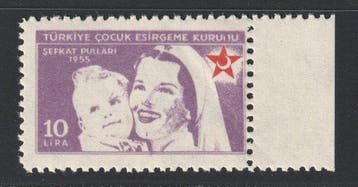 Turquie 1955 - TURQUIE TIMBRES SUPPLÉMENTAIRES 185-95 **, Timbres & Monnaies