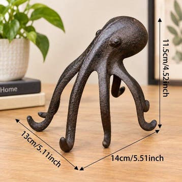 sculptuur, Antique-Style Octopus Sculpture – Decorative