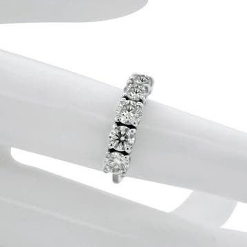 Zonder minimumprijs - Ring - 14 karaat Witgoud - 2.06ct. tw., Nieuw