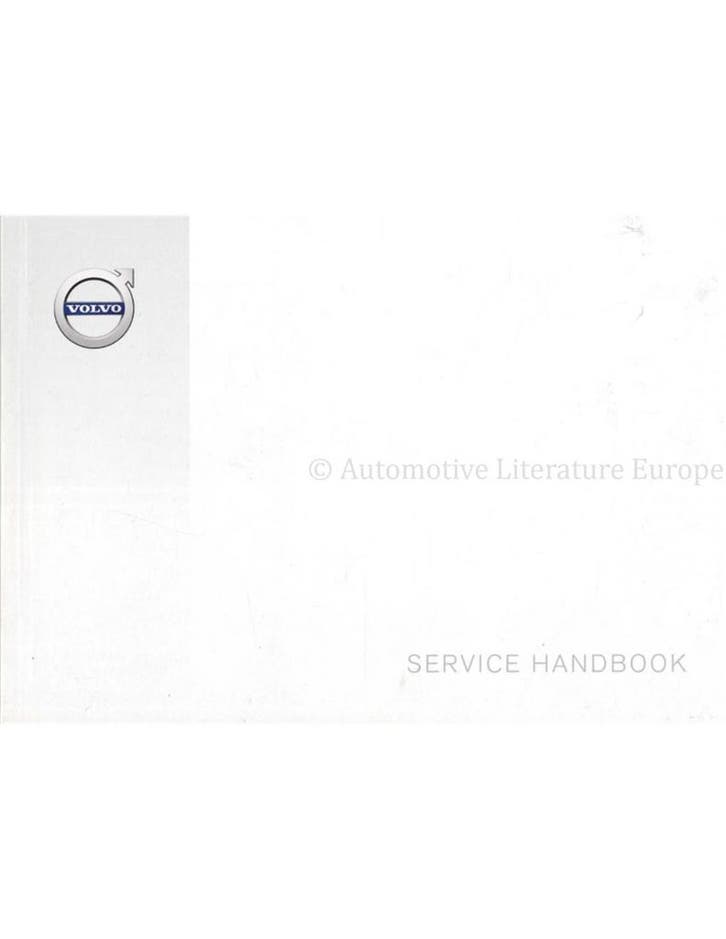 2017 VOLVO SERVICEBOEKJE ENGELS, Autos : Divers, Modes d'emploi & Notices d'utilisation