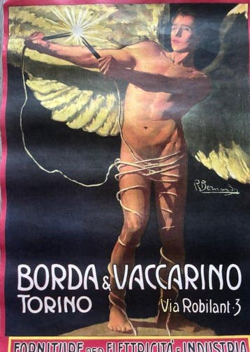 Anonymous - Borda & Vaccarino Torino Manifesto Pubblicitario