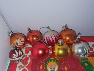 Kerstballen - Glas - Oude kerstballen