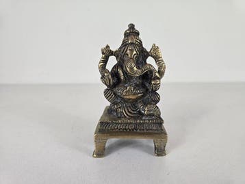 Statue, Panchamukhi Ganesha - 10.3 cm - Bronze