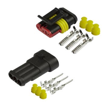 AMP Superseal Verbindingsset 3-pins, 2.50mm², Ophalen of Verzenden, Nieuw