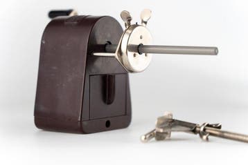 Vintage Dahle 55 Mechanical Pencil Sharpener - Bakelite -