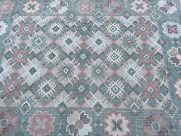 Indo-Kazak kilim - NETTOYÉ - tissé à la main - laine - kilim, Nieuw
