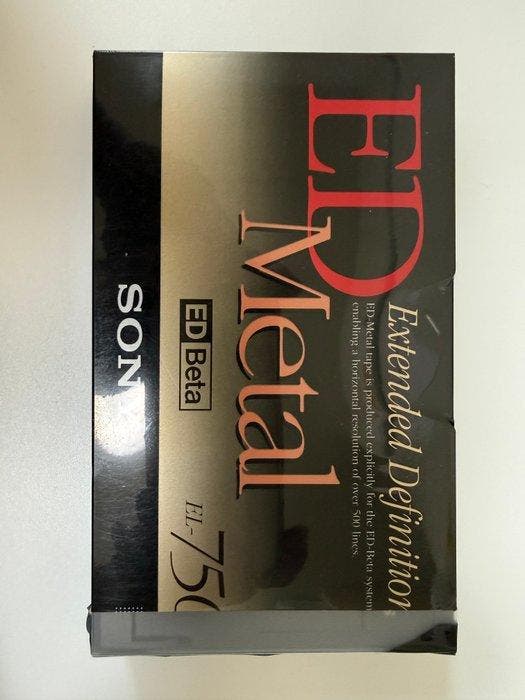 Sony - ED-Metal - Audiocassette - 1987, TV, Hi-fi & Vidéo, Radios