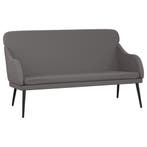 Grijs Kunstleer Bankje 110cm | Retour Deal -59% | Blitz!, Huis en Inrichting, Zetels | Zetels, Verzenden, Nieuw