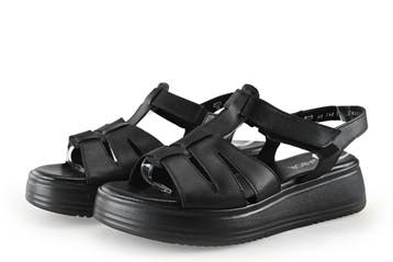 Gabor Sandalen in maat 40½ Zwart, Verzenden, Zwart, Gabor, Sandalen of Muiltjes