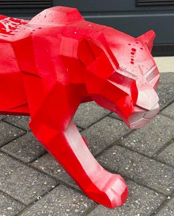 Daluxe Art - 1999 • XXL Pop Art Panther – 80 cm, Antiek en Kunst