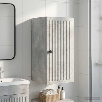 vidaXL Badkamer wandkast EDE Betongrijs 30 x 31 x 59 cm, Verzenden