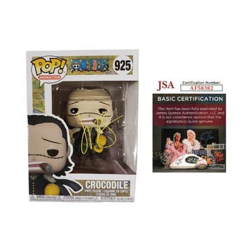 Signed Funko Pop One Piece  Crocodile 925 Signed John Swasey, Verzenden