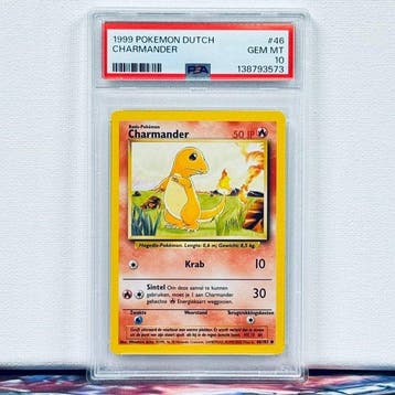 Pokémon Graded card - CHARMANDER #46 - Pokémon - PSA 10, Nieuw