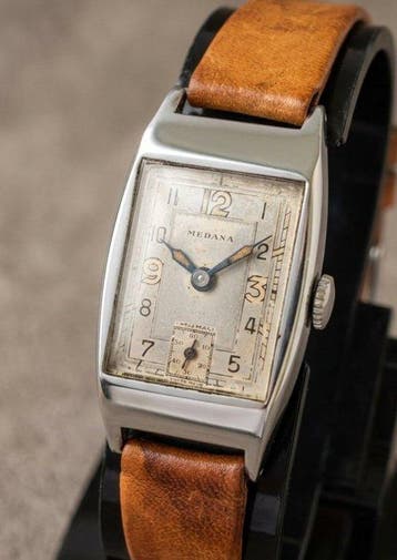 medana - Art Deco Tank mechanical - Sans prix de réserve -