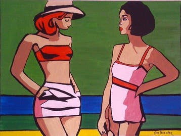 Yves Decaudan - Complicité estivale, Antiek en Kunst