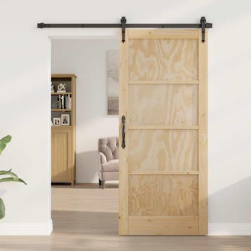 vidaXL Interne Deur 86 x 198,5 cm Multiplex Naturel, Doe-het-zelf en Bouw, Deuren en Vliegenramen, Verzenden, Nieuw