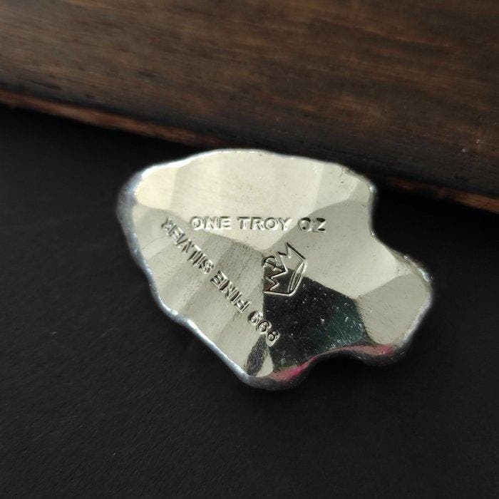 Zilver pijl - Hoogte: 3 cm - Breedte: 1 cm- 1 oz - (1), Collections, Minéraux & Fossiles