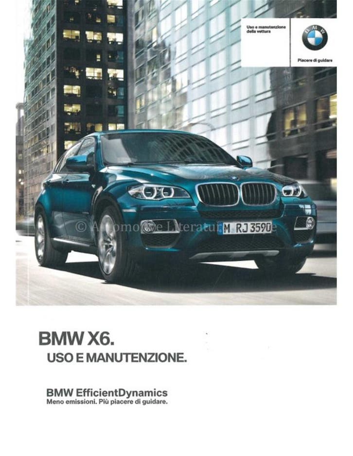 2012 BMW X5 & X6 INSTRUCTIEBOEKJE ITALIAANS, Autos : Divers, Modes d'emploi & Notices d'utilisation, Enlèvement ou Envoi