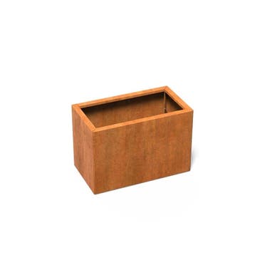 Cortenstaal plantenbak ‘Connect’ 100x50x60cm - Zonder bodem, 100 cm of meer, Nieuw, Metaal, 60 cm of meer
