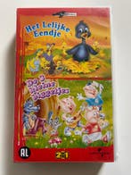 HET LELIJKE EENDJE / DE 3 KLEINE BIGGETJES (VHS), Gebruikt