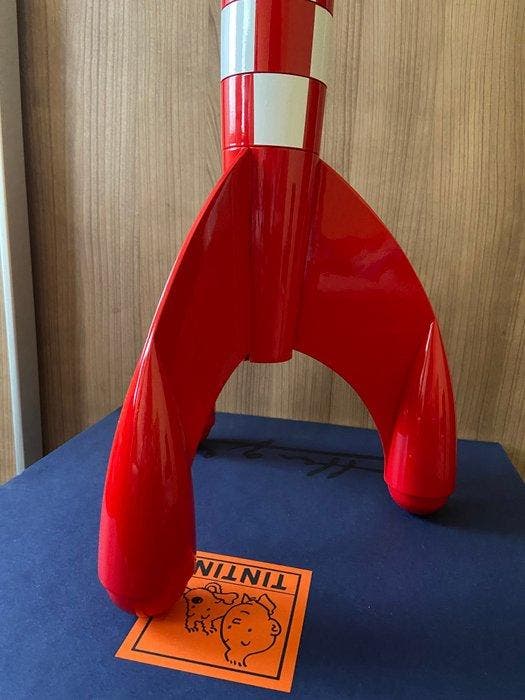 Tintin - Statuette Aroutcheff - La Fusée - 67 cm, Livres, BD | Comics