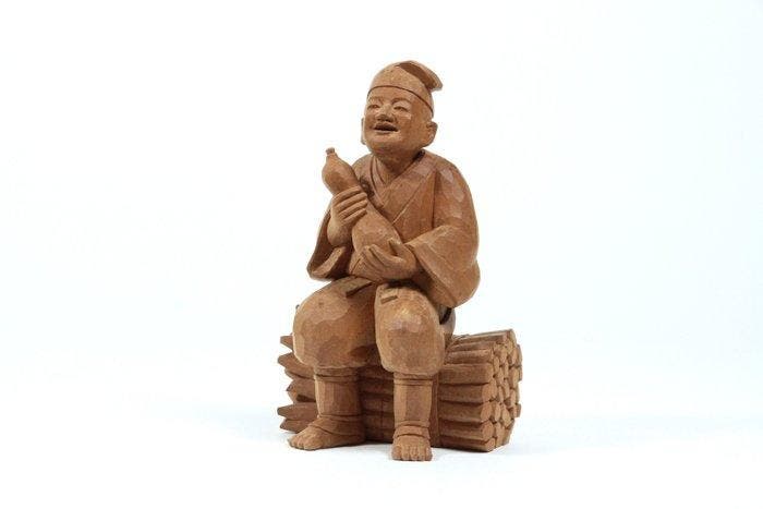 Sculpture of “Yoro – The Filial Son and the Miraculous, Antiquités & Art, Antiquités | Autres Antiquités