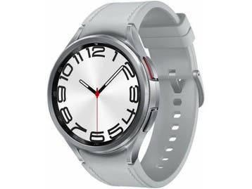 SAMSUNG Galaxy Watch6 Classic - 47 mm - 4G - Zilver, Handtassen en Accessoires, Verzenden, Zo goed als nieuw, Samsung