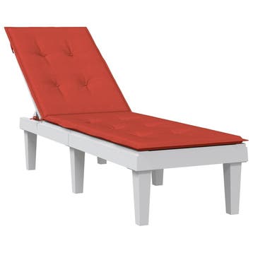 vidaXL Terrasstoelkussen (75+105) x 50 x 4 cm stof gemêleerd, Verzenden, Nieuw