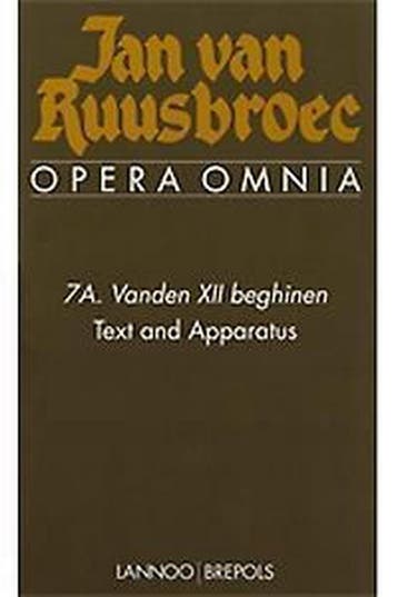 Vanden XII beghinen set / Opera Omnia / 7 & 7 A, Verzenden, Zo goed als nieuw, J. van Ruusbroec