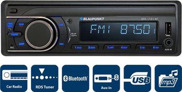 Autoradio - 1 Din - USB - Bluetooth Blaupunkt BPA 1121 BT..., Verzenden, Nieuw