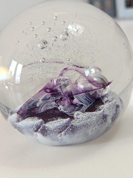 Selkirk glass Scotland - Presse-papier - Cadenza - Glas, Antiek en Kunst, Antiek | Glaswerk en Kristal