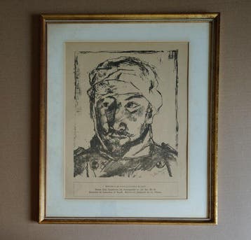 Max Beckmann (1884–1950). - Martin Tube, lithograph, 1914.