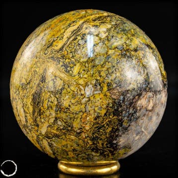 Natuurlijke Bumblebee Jasper bal uit Indonesië – Gloeiend