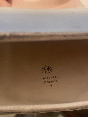 DESVRES - Gabriel Fourmaintrsux - Centre de table -