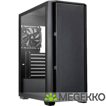 Chieftec AS-02B-TG-OP computerbehuizing Midi Tower Zwart, Verzenden, Nieuw