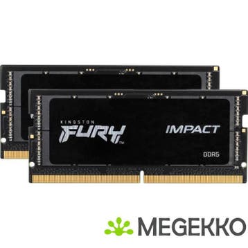 Kingston DDR5 SODIMM FURY Impact 2x16GB 5600, Computers en Software, Verzenden, Nieuw