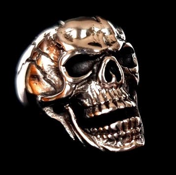 signetring - Sterke Visie - Schedel - Memento Mori - De