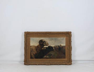Willem Hendrik van der Nat (1864–1929) - Ram en ooi