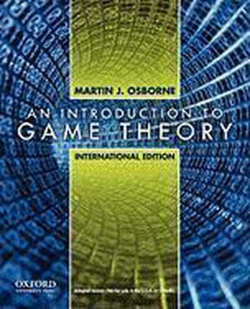 Introduction to Game Theory 9780195322484 Martin Osborne, Verzenden, Zo goed als nieuw, Martin Osborne