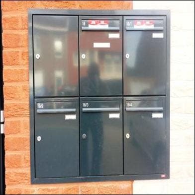 Brievenbussen inbouw in de gevel., Tuin en Terras, Brievenbussen, Nieuw, Inbouw