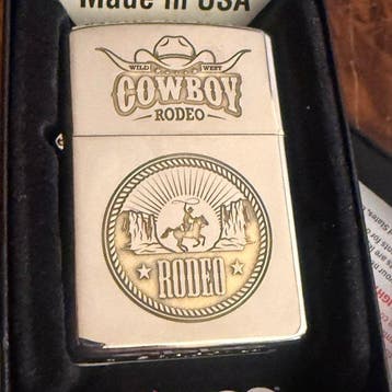 Zippo - Wild West Cowboy Rodeo - Aansteker - Staal